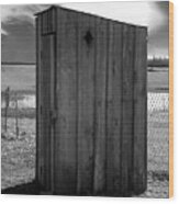Koyl Cemetery Outhouse5 Wood Print