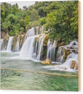 Krka National Park Waterfalls Wood Print