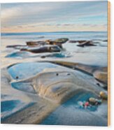 La Jolla - Hospital Point Tide Pools Wood Print