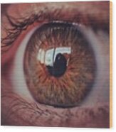 @laciee3 #eye #eyes #macro #micro Wood Print
