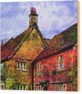 Lacock Village, Wiltshire Wood Print
