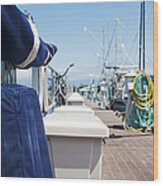 Lahaina Harbor Maui Hawaii Wood Print