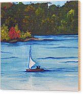Lake Glenville  Sold Wood Print