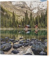 Lake O'hara Lodge Wood Print