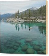 Lake Tahoe Dreamscape Wood Print