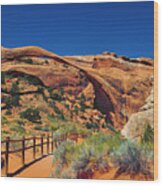 Landscape Arch - Arches National Park - Utah Wood Print