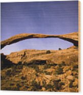 Landscape Arch Wood Print