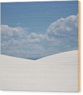 Landscapes Of White Sands 11 Wood Print