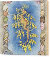 Leafy Sea Dragon Wood Print