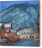 Leavenworth Alpine View Wood Print