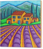 Les Couleurs De Provence Wood Print