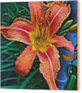 Lily Bold Wood Print