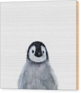 Little Penguin Wood Print
