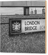 London Bridge Wood Print