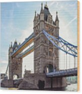 London - The Majestic Tower Bridge Wood Print