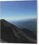 Longs Peak West Wood Print