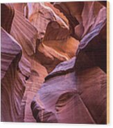 Loower Antelope Canyon Wood Print