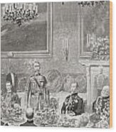 Lord Kitchener Replying To The Toast Wood Print