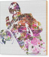 Louis Armstrong 2 Wood Print