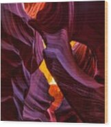 Lower Antelope Lines Wood Print