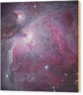 M42, The Orion Nebula Wood Print