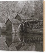 Mabry Mill - Meadows Of Dan Virginia - Blue Ridge Parkway Wood Print