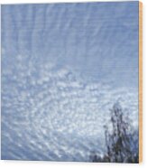 Mackerel Sky Wood Print