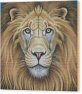 The Lion's Mane Attraction Wood Print