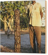 Makonde Sculpture Wood Print