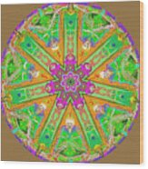 Mandala 12 27 2015 Kings And Priests Wood Print