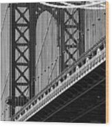 Manhattan Bridge Wood Print