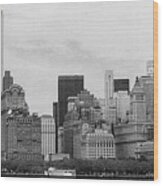 Manhattan Skyline 1997 Wood Print