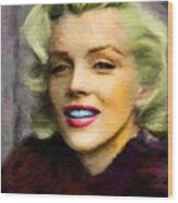Marilyn Monroe Wood Print