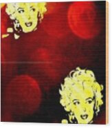 Marilyn Monroe Pop Art Wood Print