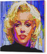 Marilyn Monroe. Pop Art Wood Print