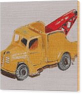 Matchbox Tow Truck Wood Print