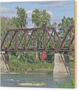 Maumee River Crossing Wood Print