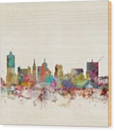 Memphis Tennessee Skyline Wood Print