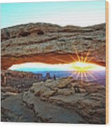 Mesa Arch Wood Print