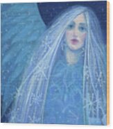 Metelitsa / Snow Maiden / Snow Girl / Snegurochka Wood Print