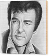 Mike Connors Wood Print