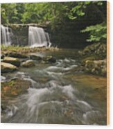 Mill Creek Falls  West Virginia Wood Print