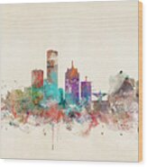 Milwaukee Wisconsin Skyline Wood Print