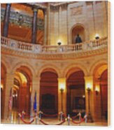 Minnesota State Capitol Rotunda Wood Print