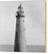 Minot's Ledge Lighthouse, Boston, Mass Vintage Wood Print