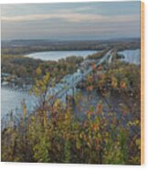 Mississippi River Red Wing 1 A Wood Print