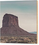 Mitchell Butte, Monument Valley Wood Print