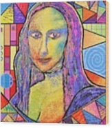 Mona Lisa - Jeremy Style Wood Print