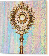 Monstrance Wood Print