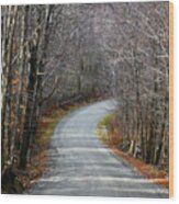 Montgomery Mountain Rd. Wood Print